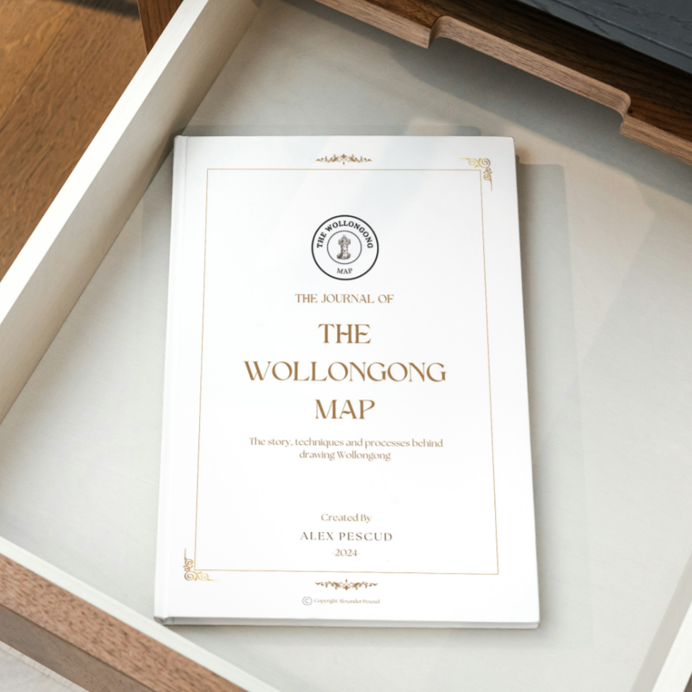 The Wollongong Map: The story, techniques and processes behind drawing Wollongong eBook